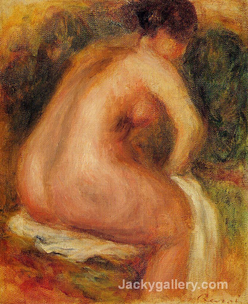 Seated Female Nude by Pierre Auguste Renoir paintings reproduction
